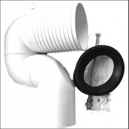 Vario Drain Bend for vertical outlet 70 - 150 mm